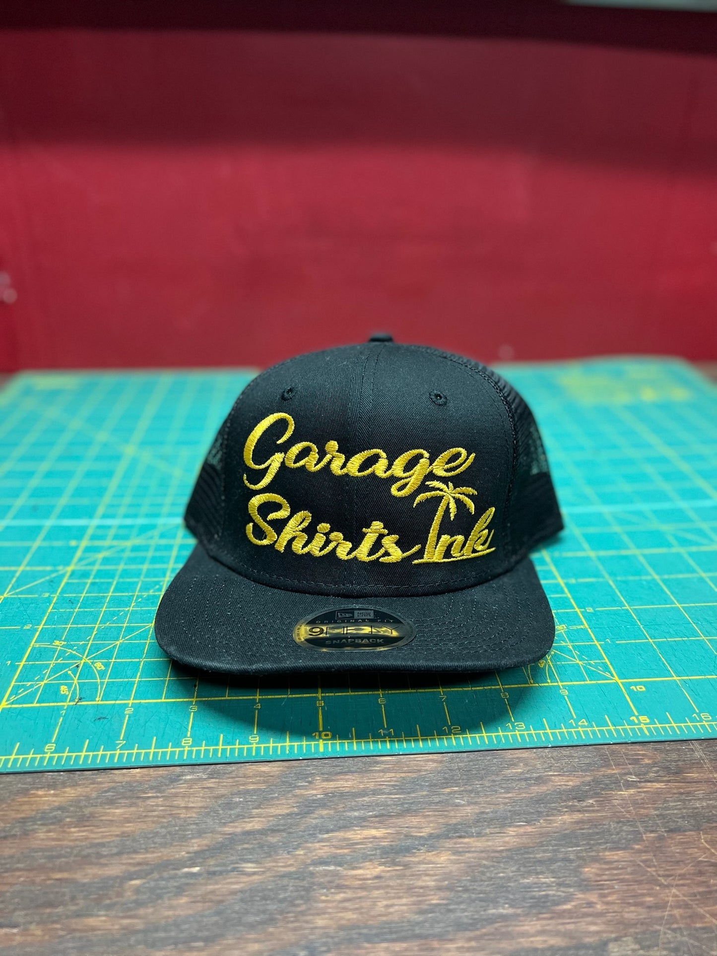 New Era Black and Gold Flat Bill