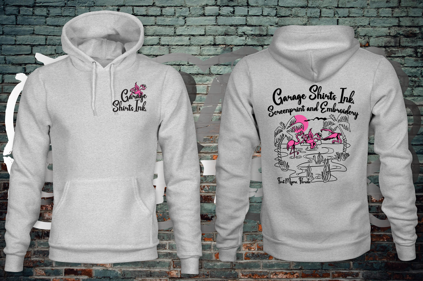 OG Garage Shirts Ink Hoodie